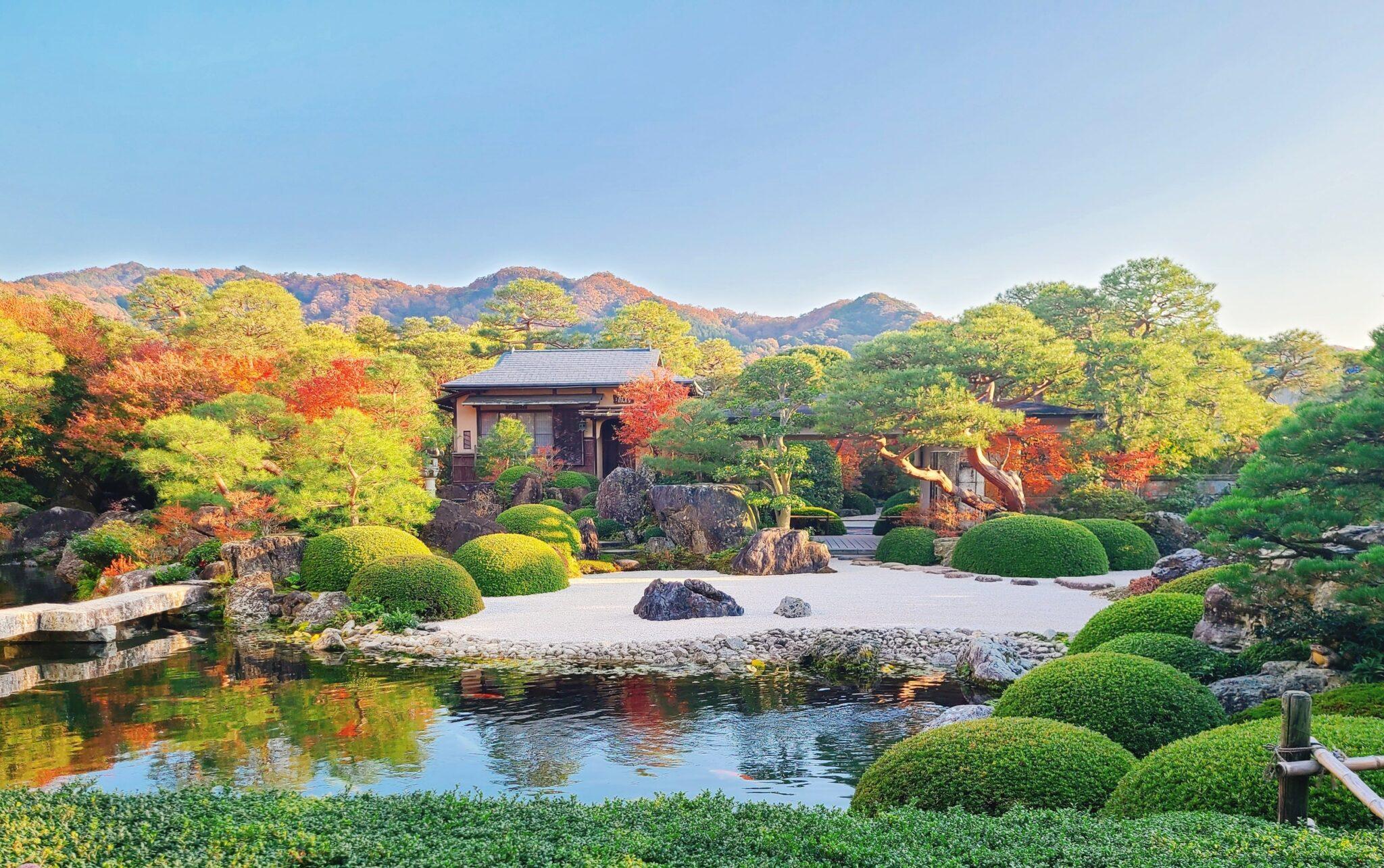The award-winning Japanese garden of the Adachi Museum of Art